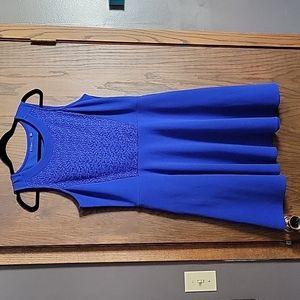 Blue Mid Length Dress